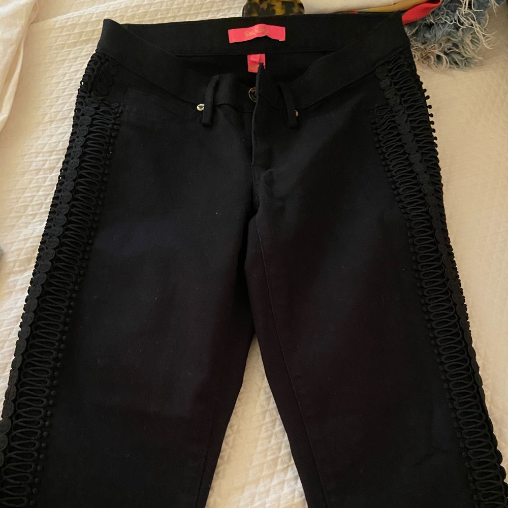 Lilly Pulitzer black denim